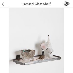 Urban Outfitters Pressed Glass Floating Shelf